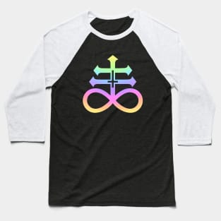 Satanic Cross. Sulfur Cross. Brimstone. Leviathan Cross Baseball T-Shirt